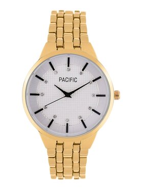 Pacific Pacific Zegarek Pacific-PC00547 Złoty