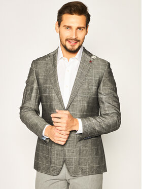 Roy Robson Roy Robson Švarkas 2732-00 Pilka Slim Fit