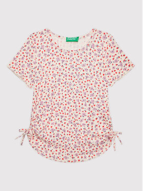 United Colors Of Benetton United Colors Of Benetton Тишърт 3JKNC102M Розов Slim Fit