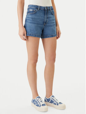Guess Jeans Guess Jeans Džínové šortky W5GD0S D5O13 Modrá Regular Fit