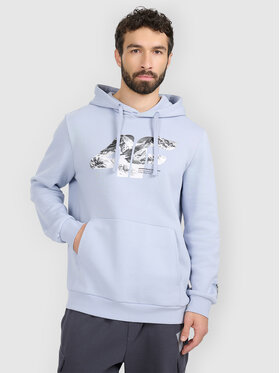 4F 4F Bluza APRES SKI Niebieski jasny Regular Fit
