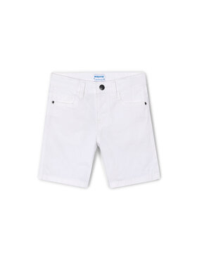 Mayoral Mayoral Шорти от плат 204 Бял Regular Fit