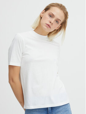 ICHI ICHI Bluza 20112704 Bela Regular Fit
