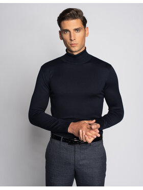 Borgio Borgio Golf goito Granatowy Classic Fit