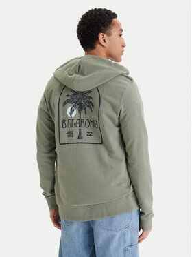 Billabong Billabong Pulóver Foundation EBYSF00185 Zöld Regular Fit