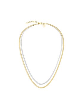 Rosefield Rosefield Naszyjnik Duotone Snake Necklace Kolorowy