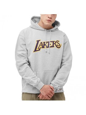 Mitchell & Ness Mitchell & Ness Mikina TEAM LOGO HOODY LOS ANGELES LAKERS Šedá Regular Fit
