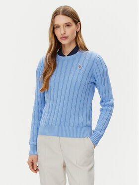 U.S. Polo Assn. U.S. Polo Assn. Pulover WUP0398 Albastru celest Regular Fit