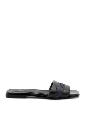 Valentino Valentino Klapki SLIPPERS Czarny