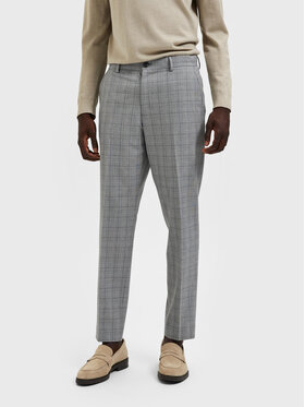 Selected Homme Selected Homme Auduma bikses 16087750 Pelēks Slim Fit