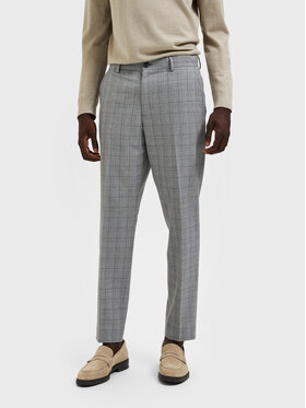 Selected Homme Selected Homme Pantalon en tissu 16087750 Gris Slim Fit