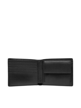 Calvin Klein Velika Moška Denarnica Ck Refined Bifold 5cc W/Coin K50K512700 Črna