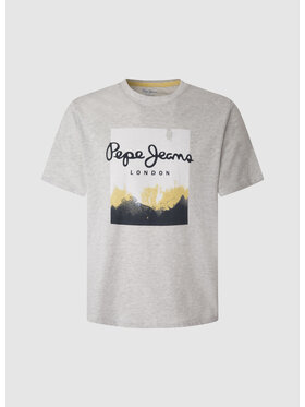 Pepe Jeans Pepe Jeans T-Shirt Roslyn Szary Regular Fit