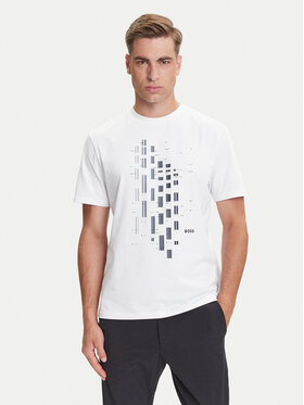 BOSS BOSS Marškinėliai GRX Zone 50543808 Balta Regular Fit
