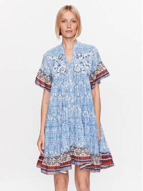 Iconique Iconique Ежедневна рокля IC23 056 Син Regular Fit