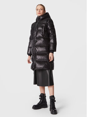 Red Valentino Red Valentino Kurtka puchowa 1R0CP00I6MD Czarny Regular Fit