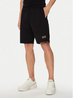 EA7 Emporio Armani EA7 Emporio Armani Sportovní kraťasy 8NPS65 PJVRZ 0208 Černá Regular Fit