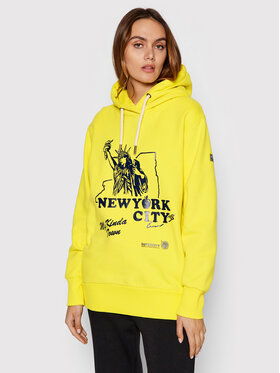 Superdry Superdry Sweatshirt Boho And Rock W2011168A Jaune Relaxed Fit