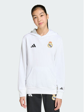 adidas adidas Bluza techniczna Real Madrid Avengers Biały Regular Fit