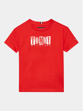Tommy Hilfiger Tommy Hilfiger T-shirt KB0KB08213 D Crvena Regular Fit
