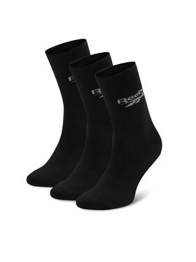 Reebok Reebok Набір з 3 пар низьких шкарпеток unisex R0367-SS24 (3-pack) Чорний
