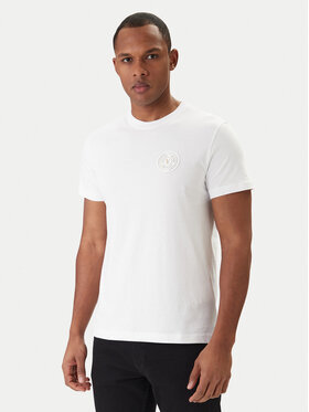 Versace Jeans Couture Versace Jeans Couture Póló 80GAHT03 CJ00T Fehér Regular Fit