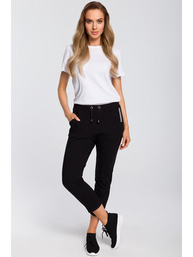 Made of Emotion Made of Emotion Pantaloni da donna M411 Nero Custom Fit