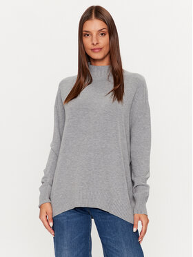 Kontatto Kontatto Sweter 3M1022 Szary Regular Fit