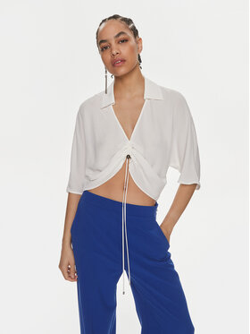 Patrizia Pepe Patrizia Pepe Blusa 2C1553/A8I1-W146 Bianco Regular Fit