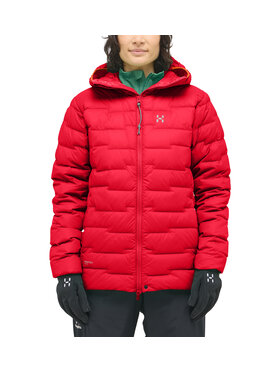 Haglöfs Haglöfs Kurtka puchowa Roc Flash Down Hood Women Czerwony Regular Fit