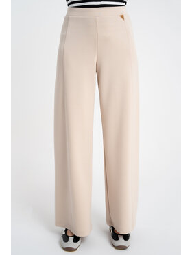 CLICK CLICK Spodnie materiałowe 30-342 Beżowy Modern Relaxed Fit