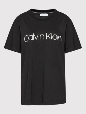 Calvin Klein Curve Calvin Klein Curve Tricou Inclusive K20K203633 Negru Regular Fit