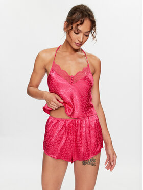 Hunkemöller Hunkemöller Μπλούζα πιτζάμας Cami 203225 Ροζ Comfortable Fit