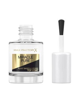 Max Factor Max Factor Max Factor Miracle Pure szybkoschnący top coat 12ml Zestaw kosmetyków czarny