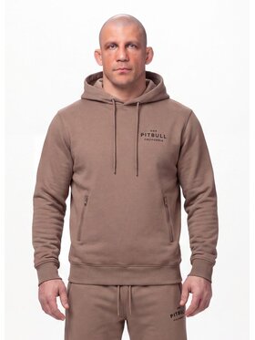 PITBULL PITBULL Bluza ARBOR Brązowy Regular Fit