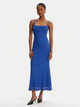 BARDOT BARDOT Sukienka koktajlowa Adoni Mesh 57998DB1 Niebieski Regular Fit