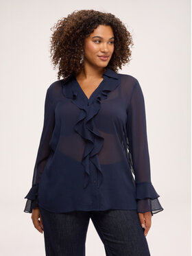 Fiorella Rubino Fiorella Rubino Koszula 5076T001555N034 Niebieski Regular Fit