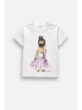 Coccodrillo Coccodrillo T-Shirt ZC6143212VGA-001 Biały Regular Fit
