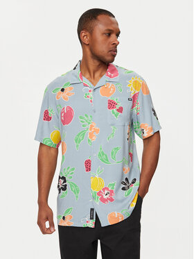 Vans Vans Camicia Calmosa Ss Woven VN000G7J Blu Regular Fit