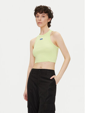 HUGO HUGO Top Baby Tank_B 50511450 Zelená Slim Fit