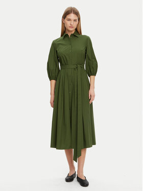 Weekend Max Mara Weekend Max Mara Sukienka koszulowa Kenita 2515221202 Zielony Regular Fit