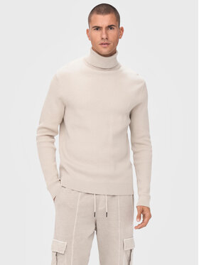 Only & Sons Only & Sons Rollkragenpullover Phil 22023202 Beige Regular Fit