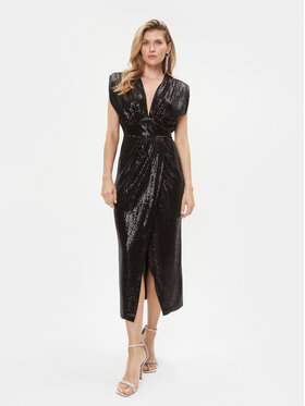 Rinascimento Rinascimento Kokteiļkleita CFC0116008003 Melns Regular Fit