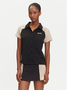 BOSS BOSS Polokošeľa Ellici2 50544191 Čierna Regular Fit