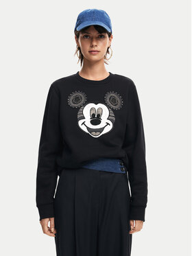 Desigual Desigual Μπλούζα Mickey Yeah! 24WWSK10 Μαύρο Regular Fit