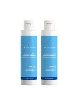 dr. Eve Ryouth dr. Eve Ryouth 2 x Zaawansowany szampon do pielęgnacji włosów z keratyną 100 ml Szampon do włosów