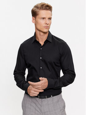 Calvin Klein Calvin Klein Hemd Structure K10K112106 Dunkelblau Slim Fit