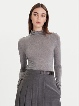 Calvin Klein Calvin Klein Sweter LV044D239G Szary Slim Fit