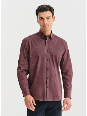 Pako Lorente Pako Lorente Koszula P25WF-1X-068 Bordowy Regular Fit