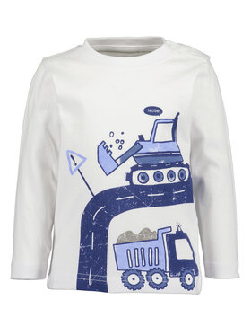 Blue Seven Blue Seven Bluzka 977617 X Biały Regular Fit